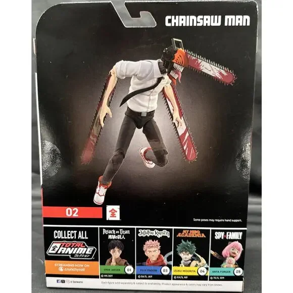 Jazwares Total Anime Chainsaw Man Action figure Crunchy Roll Brand New - Picture 4 of 7